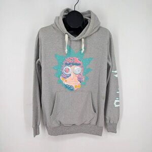 Black Sheep Pullover Hoodie Sweatshirt Size M Psychedelic Graphic Streetwear Y2K